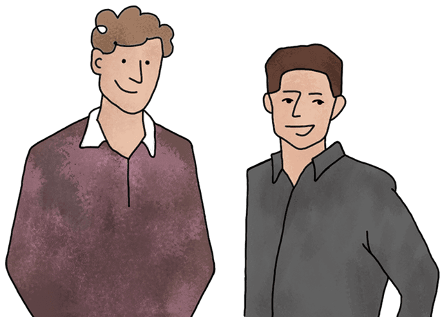 Sean and Matt illustration