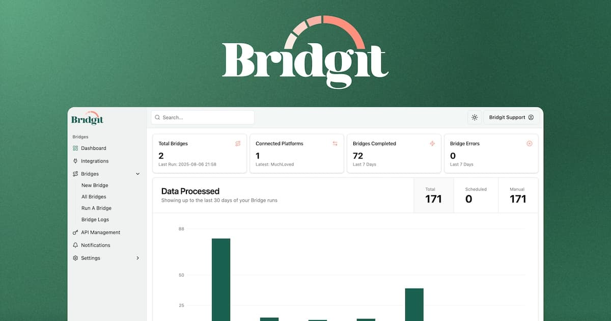 Enthuse and Bridgit: connect in one click